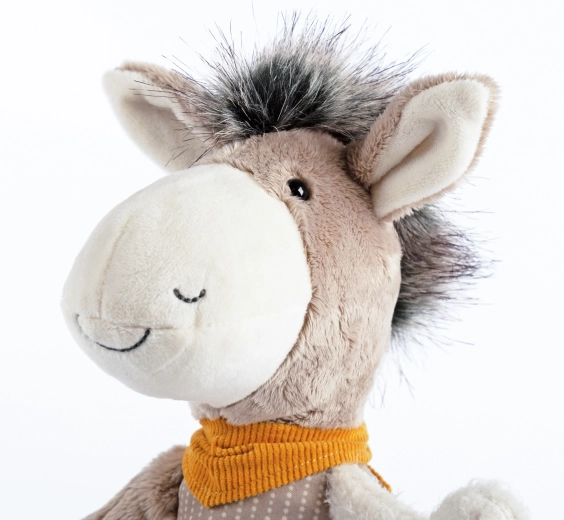 Peluche douce et textures patchwork