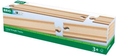 Ensemble de longs rails droits