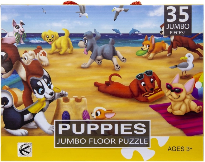 Puzzle XXL pour enfants – chiots, 35 pièces - 1 pièce