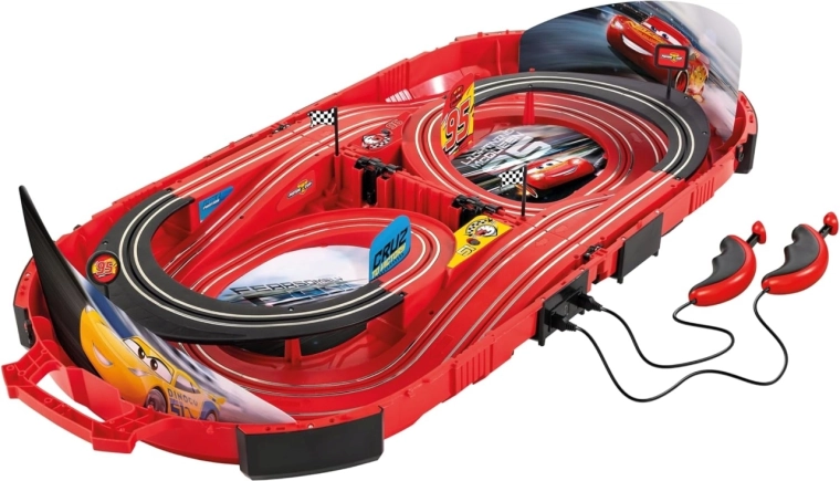 Circuit de course dans une mallette portable