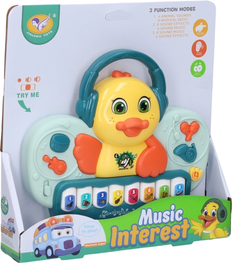 Petit piano poussin 18 cm