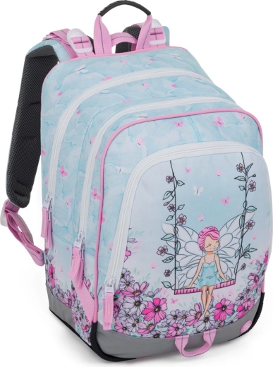 Sac à dos scolaire Bagmaster alfa à trois compartiments – fée