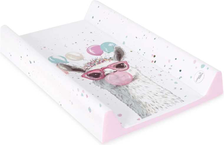Matelas à langer Ceba Baby pour lit bébé Ultra Light Crazy lama 50 × 70 cm