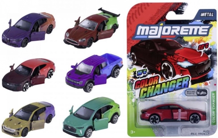 Voiture miniature à changement de couleur Color Changers, modèle en métal 7,5 cm