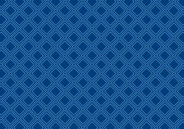 Enveloppe colorée C6 avec motif de carrés bleus