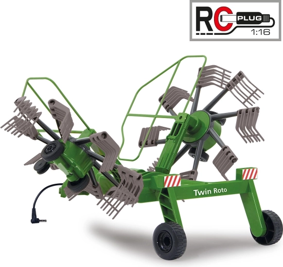 Râteau rotatif Jamara Twin Roto pour tracteur RC 1:16 - 1 pièce