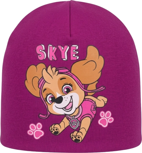 Bonnet enfant en coton Pat' Patrouille Skye lilas