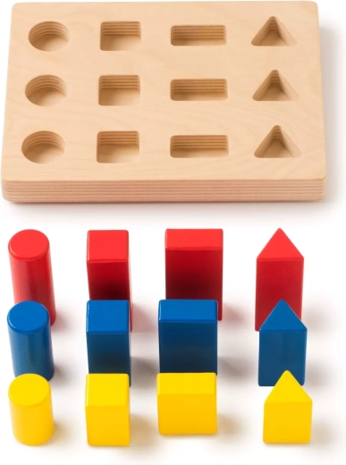 Pièces colorées et tri clair