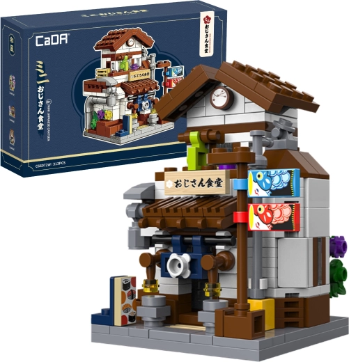 Kit de construction CaDA mini restaurant japonais, 313 pièces