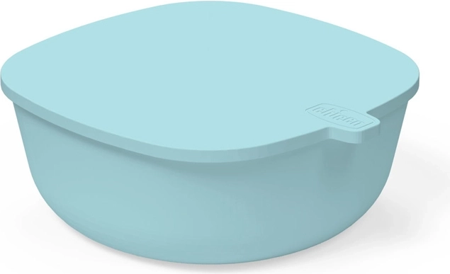 Bol empilable Chicco avec couvercle bleu 6m+