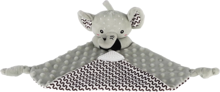 Minky apaisant avec pois 3D