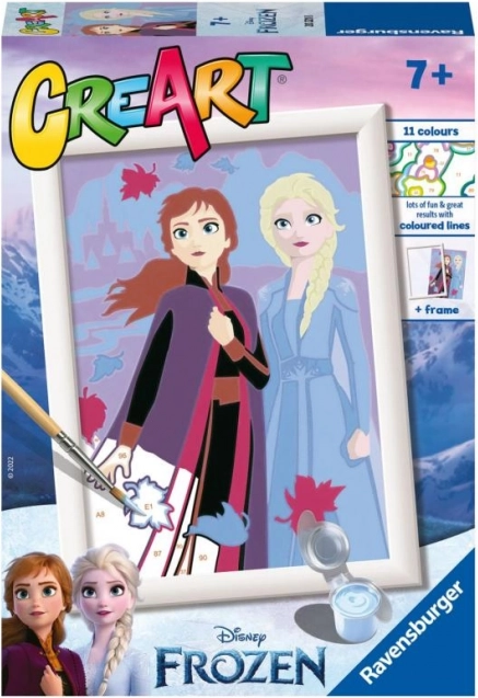 CreArt Disney La Reine des Neiges – Sœurs pour toujours peinture par numéros