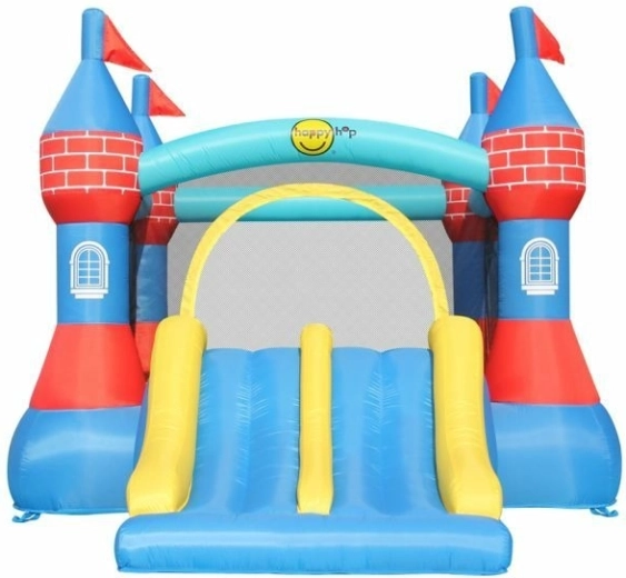 Château gonflable Happy Hop avec double toboggan