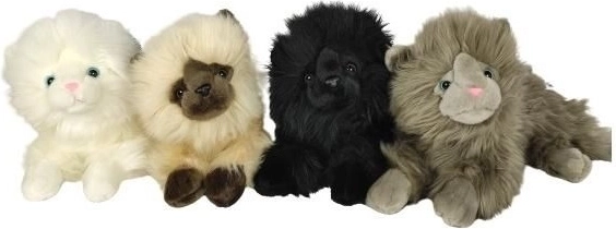 Peluche chat 30 cm – aspect réaliste