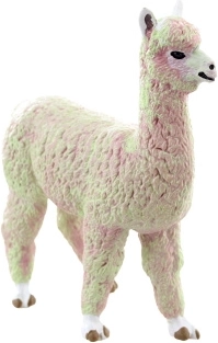 Figurine en plastique lama 8 cm