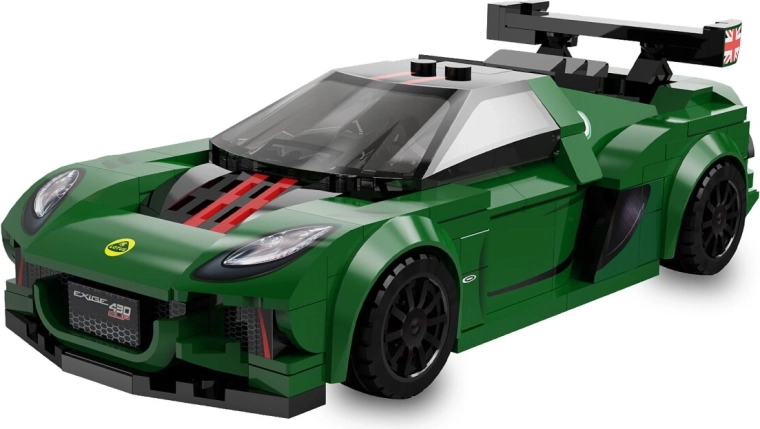 CaDA Lotus Exige Cup 430 modèle à construire à l'échelle 1:24 vert
