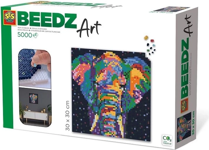 SES BeedzArt perles à repasser éléphant fantastique