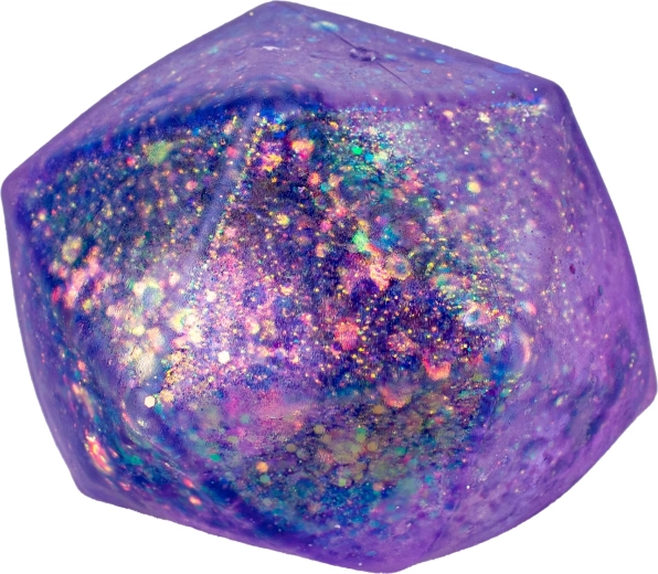 Remplissage en slime scintillant