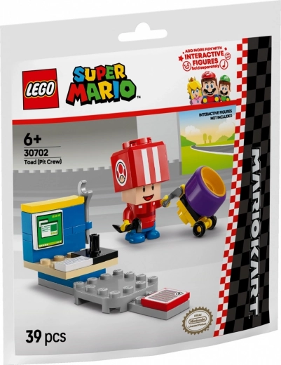 Kit de construction Super Mario - Toad de l’équipe de stand