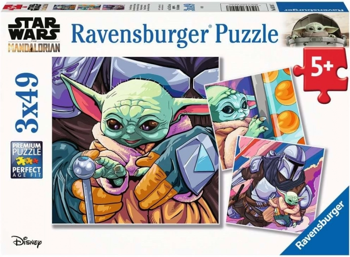 Ravensburger puzzle STAR WARS: The Mandalorian 3×49 pièces