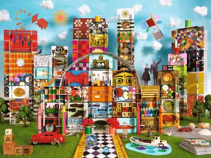 Puzzle Ravensburger La maison fantastique d’Eames – 1500 pièces