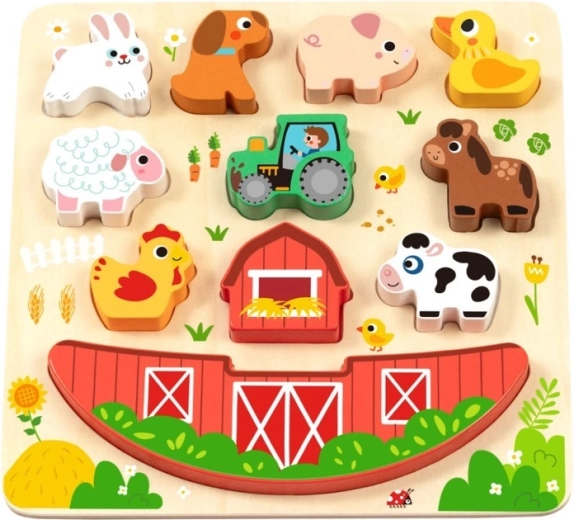 Puzzle d’équilibre ferme 2 en 1 2Kids Toys