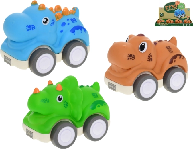 Dinosaure à rétrofriction 10 cm pour tout-petits