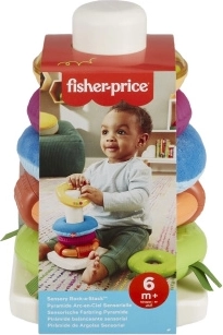 Fisher-Price pyramide sensorielle à anneaux empilables