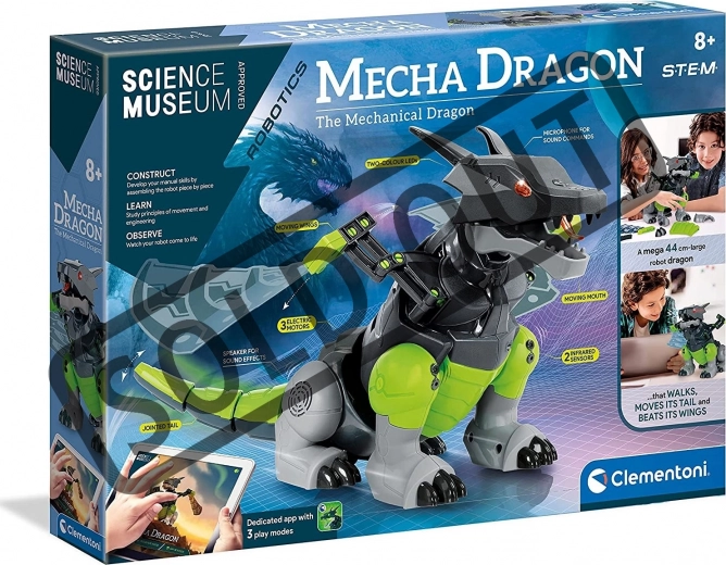 Clementoni science & play robotics: mecha dragon – dragon mécanique interactif