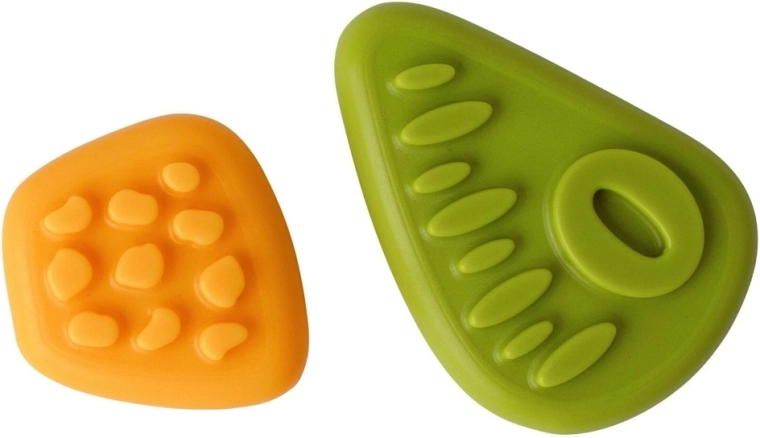 MOMS CARE pierres sensorielles antistress Yellow & Green - 2 pièces