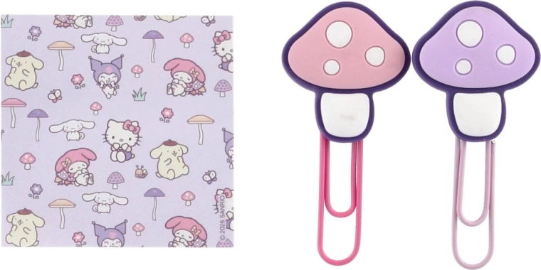 Adorables accessoires sur le thème des champignons
