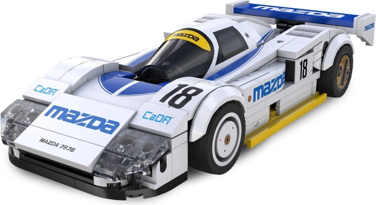 CaDA Mazda 787B, voiture de course blanche à construire à l’échelle 1:24