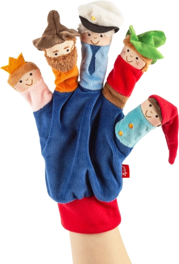 R marionnette en peluche Sigikid – policier