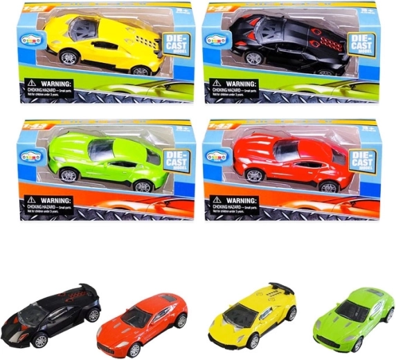 Voiture supersport à rétrofriction