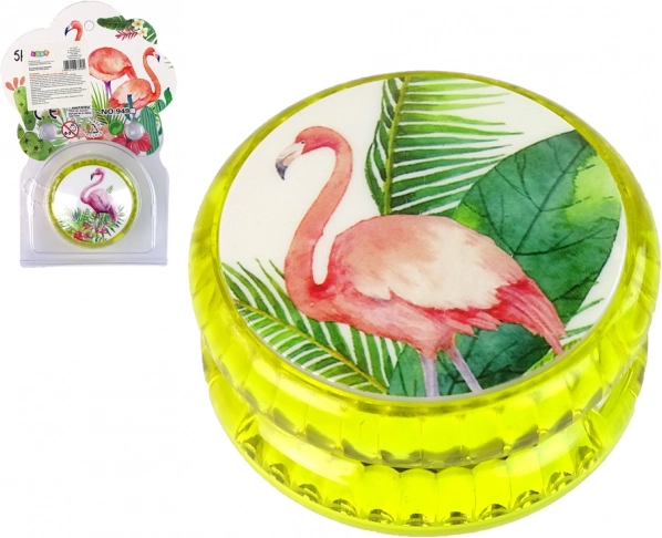 Yoyo avec motif flamants – jaune