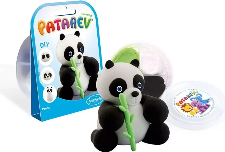 Sentosphere pâte à modeler Patarev de poche panda