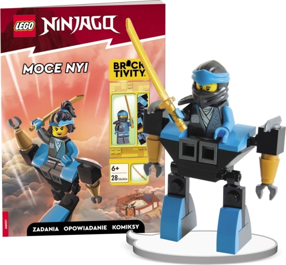 Lego Ninjago : Les pouvoirs de Nya – livre interactif avec minifigurine
