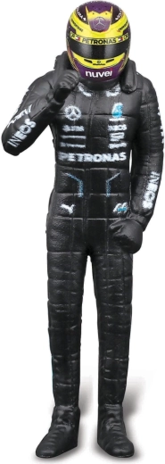 Inclut une figurine du pilote en pose de champion