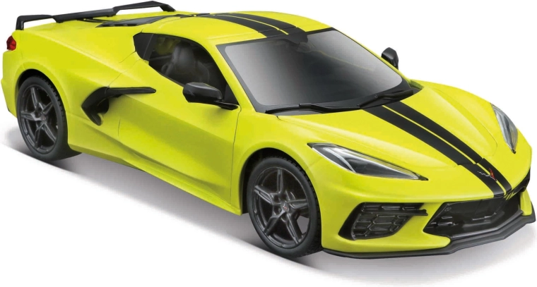 Maisto Chevrolet Corvette Stingray coupé Z51 2020 jaune 1:24