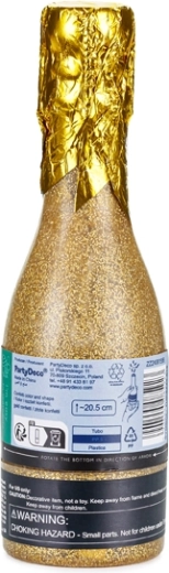 Forme bouteille de champagne pour des fêtes élégantes