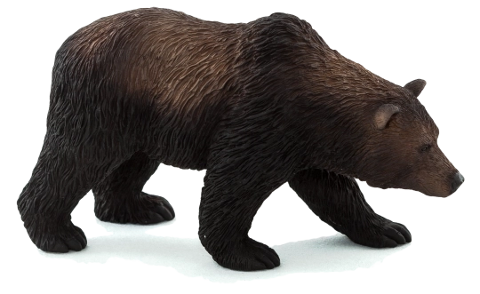 Figurine réaliste d’ours grizzli