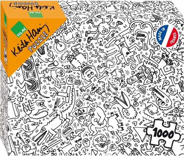 Puzzle noir et blanc VILAC KEITH HARING – 1000 pièces