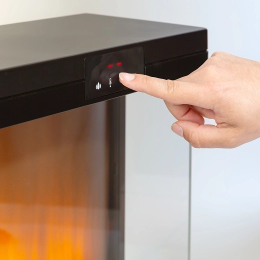Commandes tactiles et thermostat numérique
