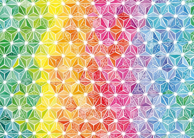 Puzzle Triangles colorés 1000 pièces SCHMIDT