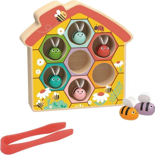 Jeu en bois Ruche d’abeilles pour enfants