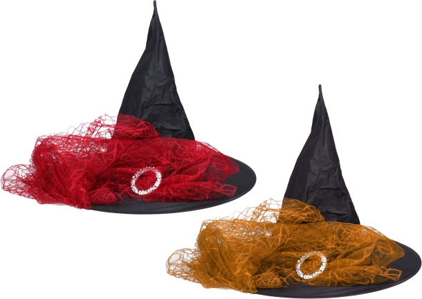 Chapeau de sorcière de carnaval 38 × 33 cm