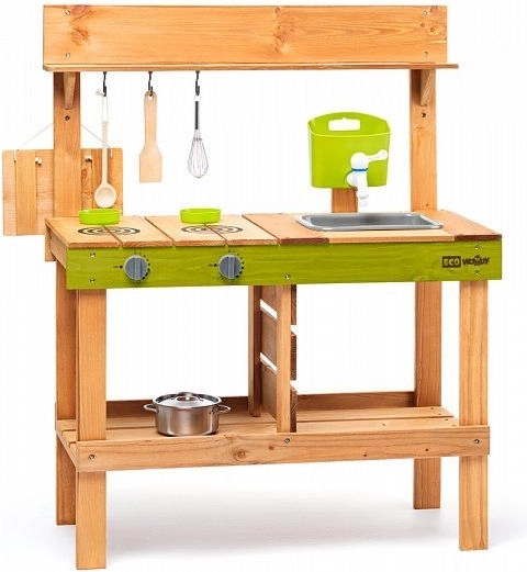 Cuisinette de camping en bois Rosalie pour enfants