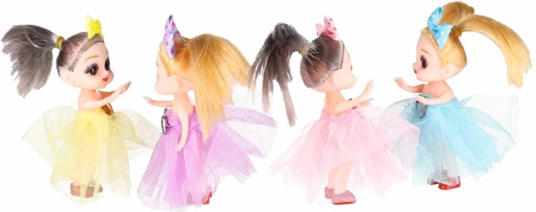 Robes multicolores et petits nœuds