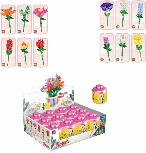 Jeu de construction Ensemble floral 12 en 1
