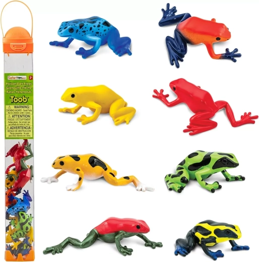 Safari Ltd. tube de grenouilles venimeuses (8 figurines)